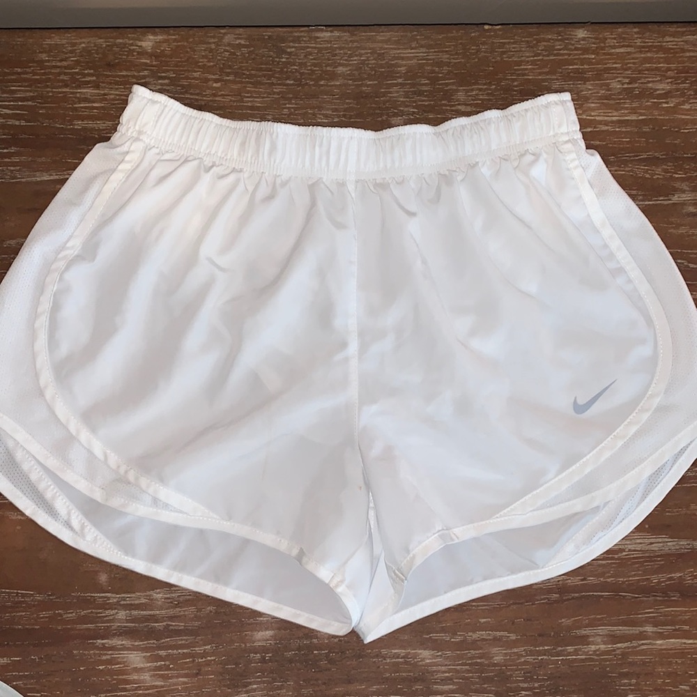 Womens White Nike shorts